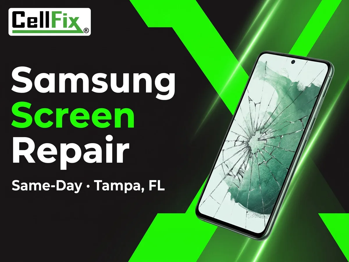 Samsung Galaxy screen repair at CellFix Tampa