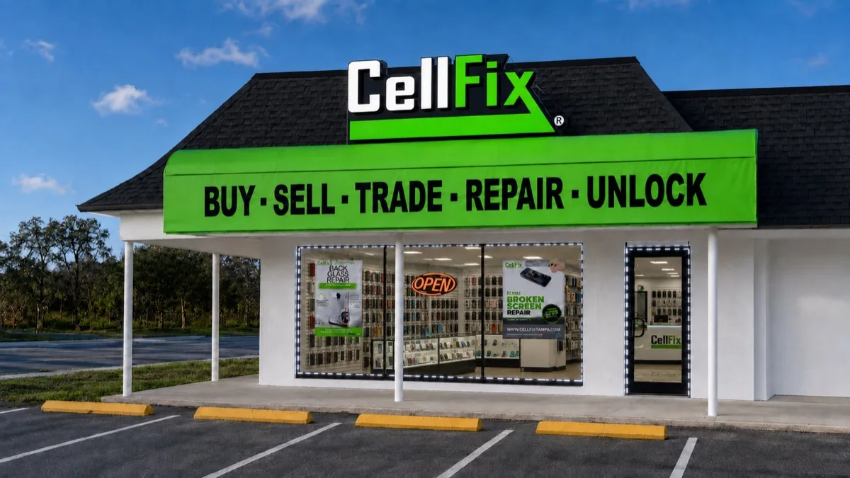 CellFix Busch Blvd storefront, 4810 E Busch Blvd Suite A, Tampa