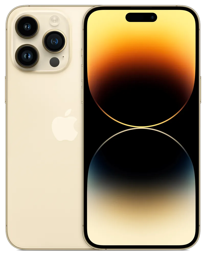 iPhone 14 Pro Max in Gold — Apple product image