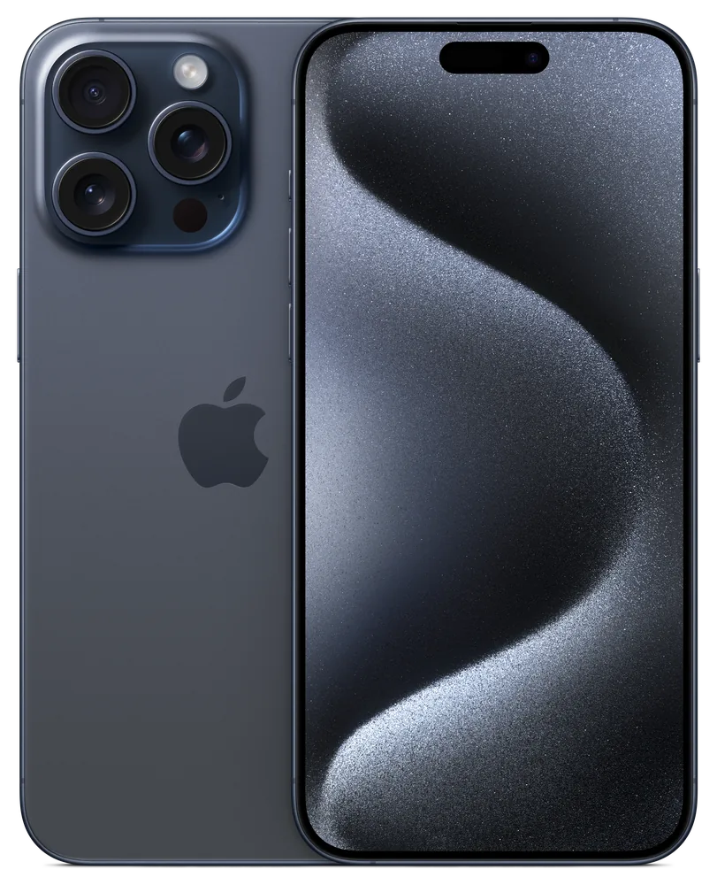 iPhone 15 Pro Max in Blue Titanium