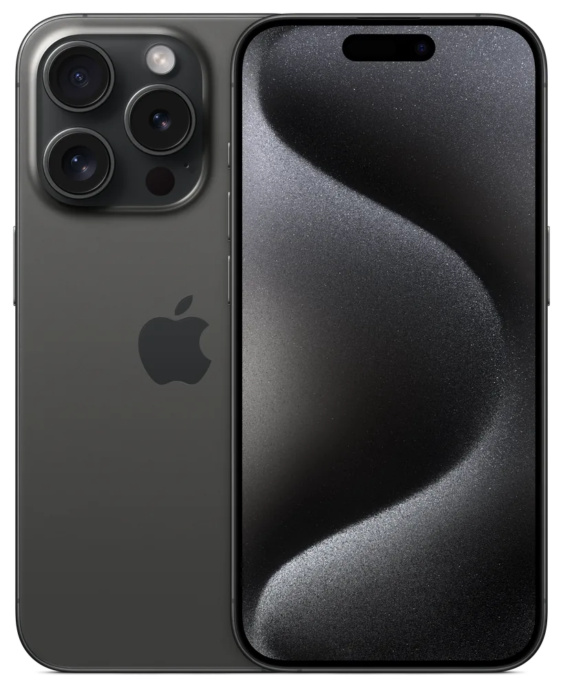 iPhone 15 Pro in Black Titanium