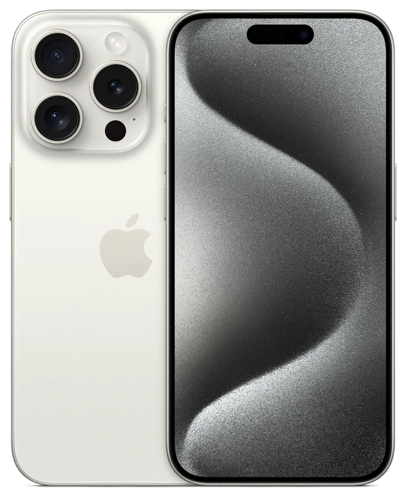 iPhone 15 Pro in White Titanium
