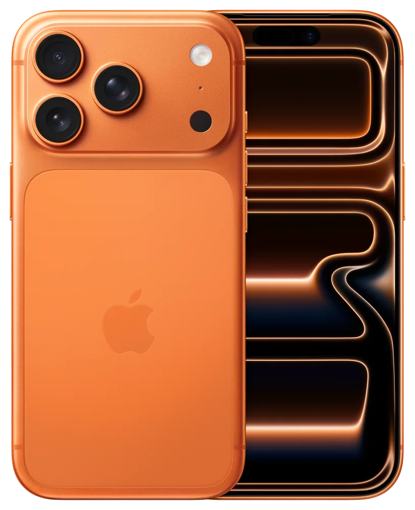 iPhone 17 Pro in Cosmic Orange